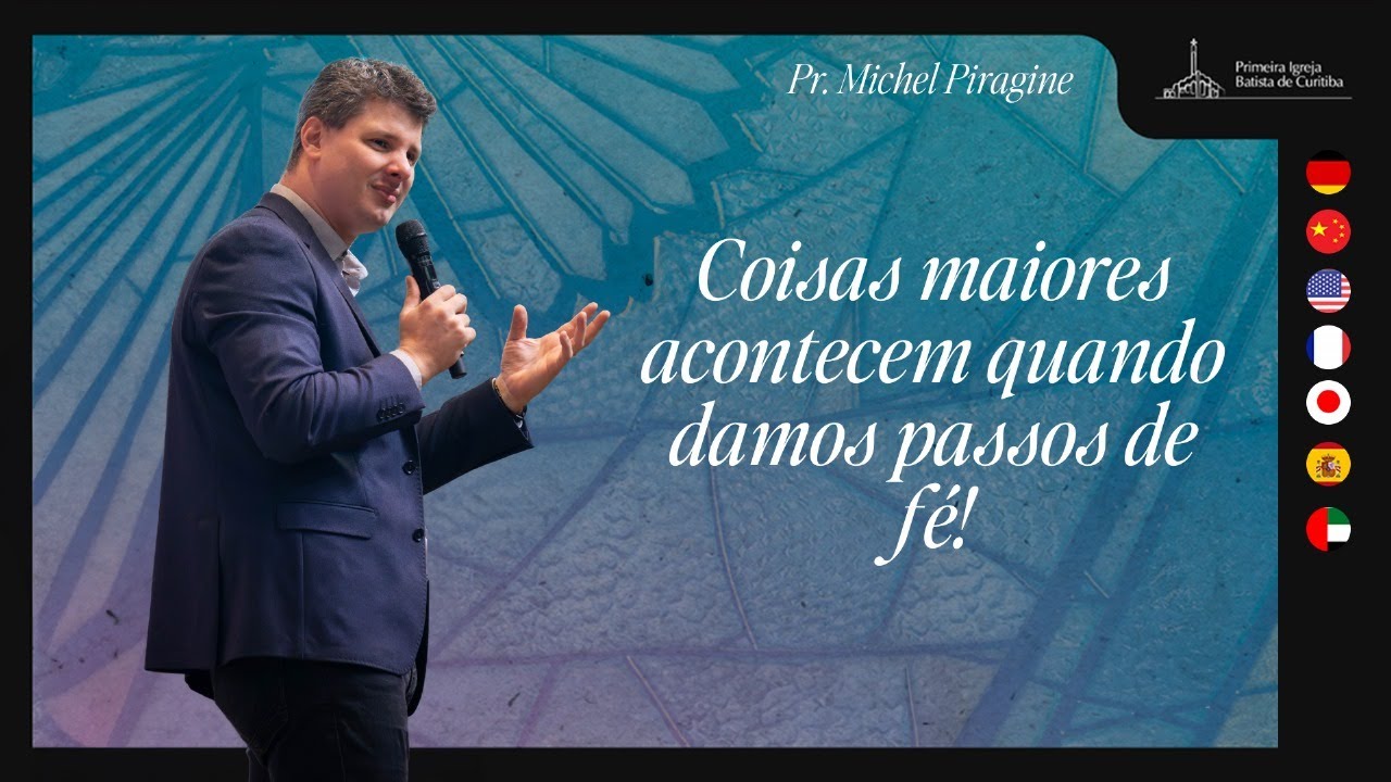 BIGGER THINGS ONLY HAPPEN WHEN WE TAKE STEPS OF FAITH | PASTOR MICHEL PIRAGINE