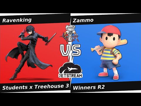 Students x Treehouse 3 Winners R2 - Ravenking (Joker) Vs. Zammo (Ness, Diddy) Smash Ultimate - SSBU