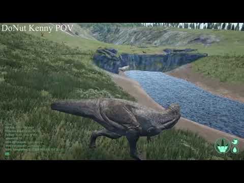 Sub rex vs Giga | Hunting time | Nublar sv