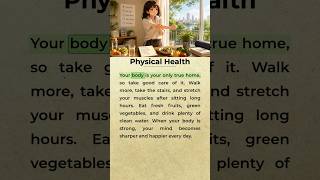💪 Take Care of Your Body! | Simple English for a Healthy Life #Shorts