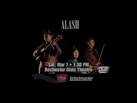 “Riverside Concerts Presents” Tuvan throat singers ALASH - Mar 7, 7:30p - Rochester Civic Theatre.