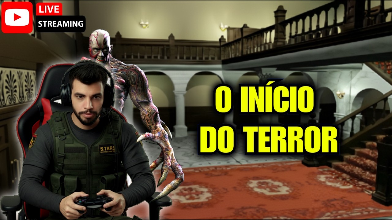 RESIDENT EVIL 1: ONDE O TERROR COMEÇOU! (Será que ainda lembro tudo?) #residentevil