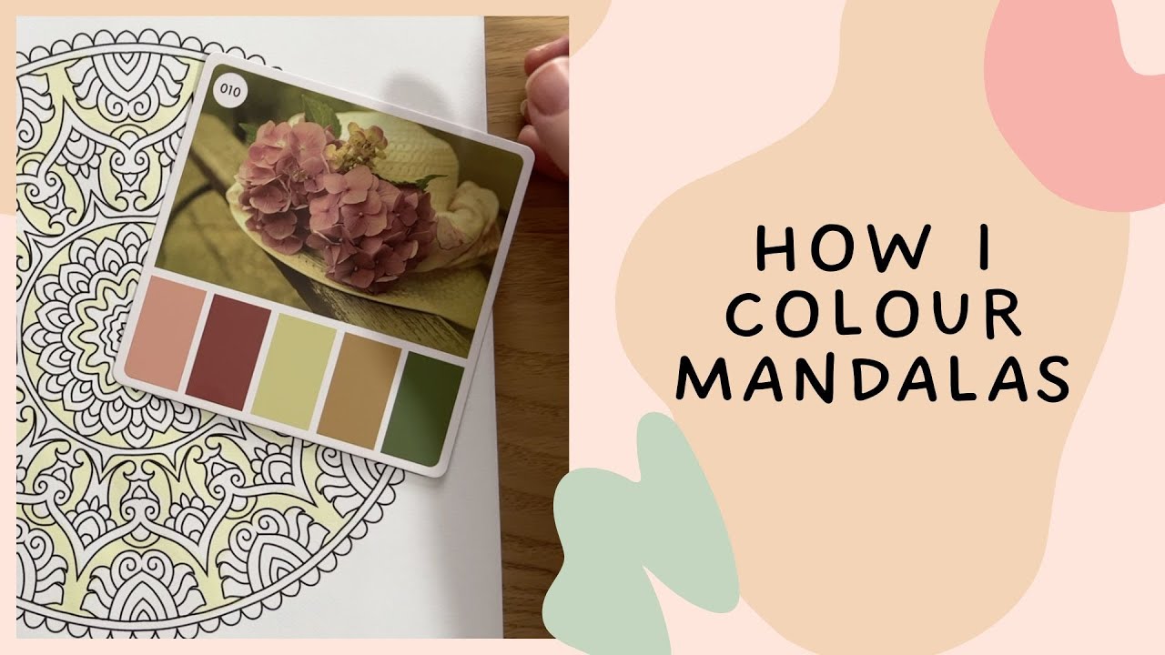 How I colour Mandalas - Adult Coloring