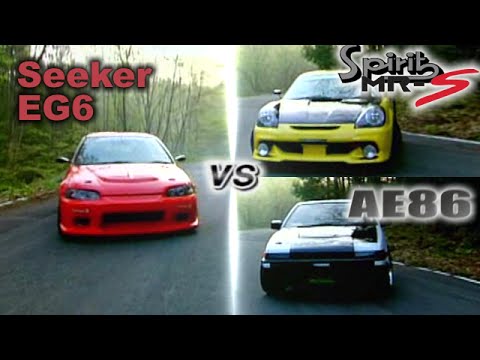 [ENG CC] Seeker EG6 vs. Bandoe AE86 vs. Spirits MRS Touge 200 HV81