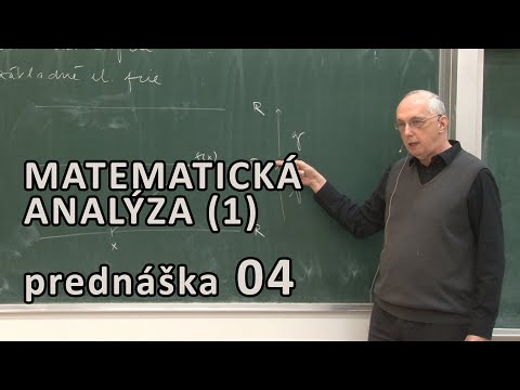 Matematická Analýza 1 - Spojitosť funkcie v bode a na množine | Prednáška 4 ( Zbyněk Kubáček )
