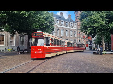 Tram 12 | Duindorp - Grote Kerk - Duindorp | MAT-rit Remise Lijsterbes | HTM 3124 | 2025