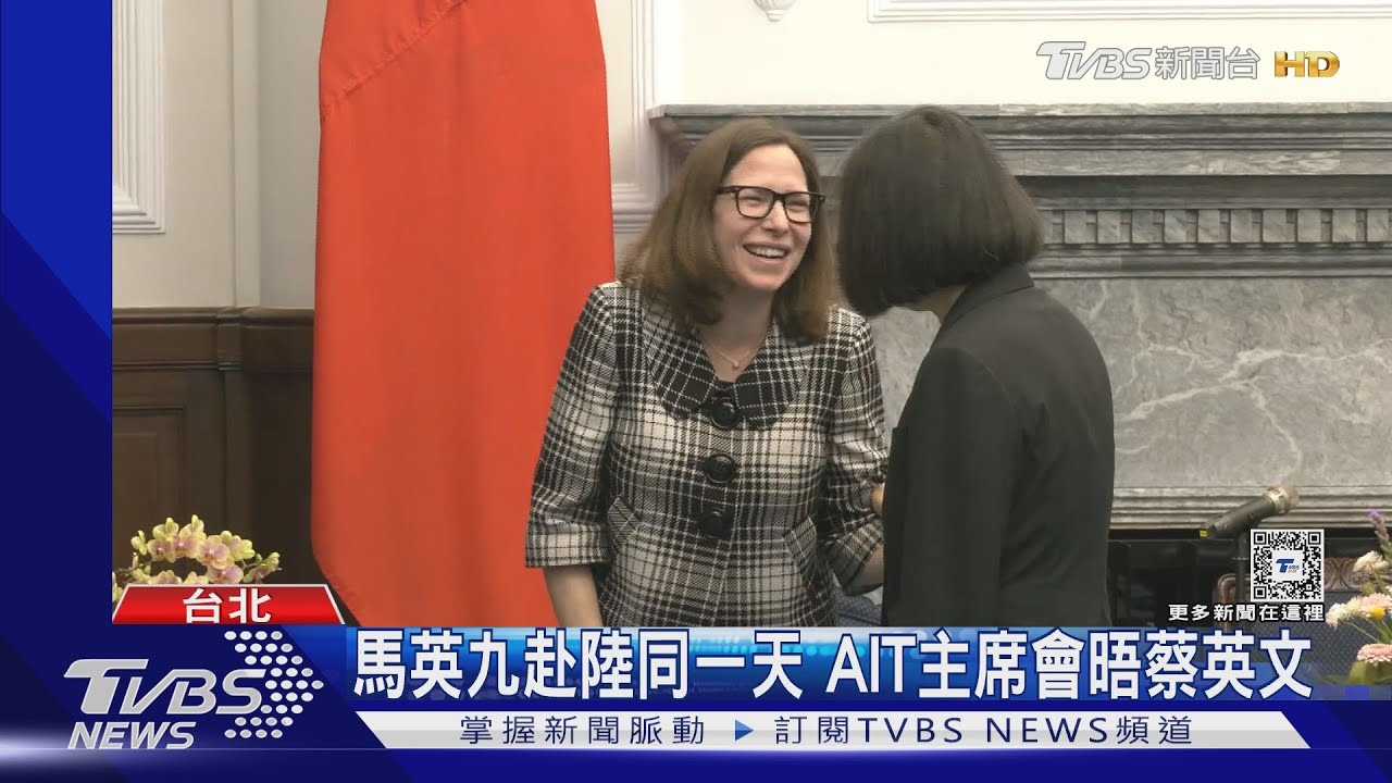 馬英九赴陸同一天 AIT主席會晤蔡英文