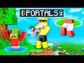 Using PORTALS To Prank My Friend In Minecraft!