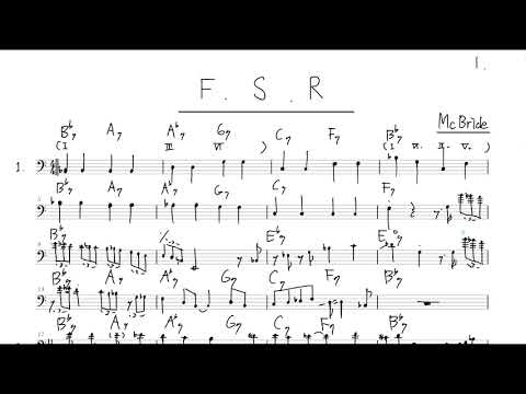 Christian McBride - F.S.R Solo Transcription