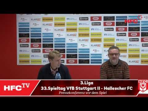 33.ST 3.Liga  PK  vor dem Spiel  Stuttgart II - HFC
