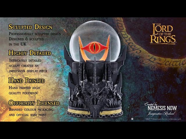 Vídeo relacionado con Nemesis Now Lord of The Rings Sauron Snow Globe 18cm