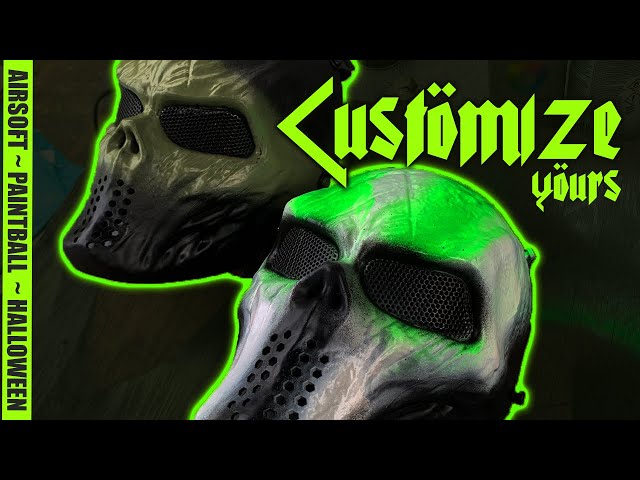Vídeo relacionado con WISEONUS Airsoft Táctico Skull Messenger Masks Equipo de protección Máscara Facial Completa para Caza de Halloween Paintball CS Wargame (Negro)
