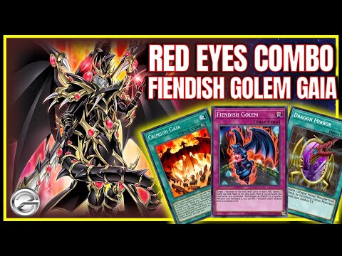 WOW! Red-Eyes Combo with Fiendish Golem & Crimson Gaia — Full Control Strategy!