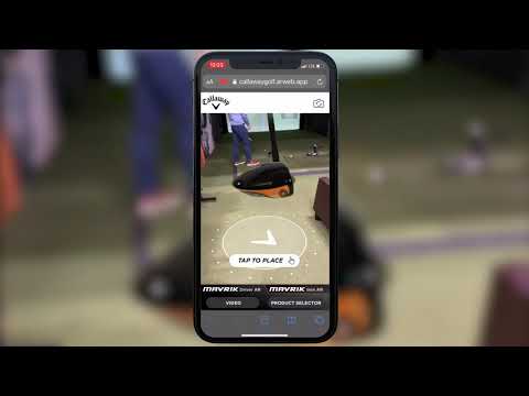 WebAR for Product Visualisation | Groove Jones Callaway Golf: Experience MAVRIK