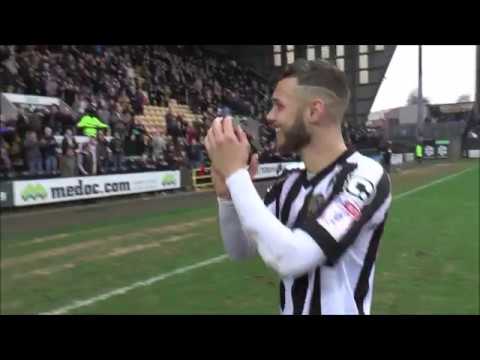 Notts County celebrate Hartlepool victory