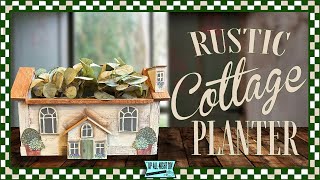 Rustic Garden Cottage From Scrap Wood