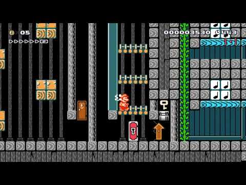 Super Mario Maker - 4 Puzzle Mansion Escape