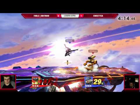 VS Weekly 7/20/17 - Losers Qtrs - 8Bitman (Diddy/ROB) vs SweetTea (Sheik) - Smash 4