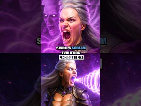 Sindel's Scream in Mk9 , MkX , Mk11 and Mk1 khaos Reigns #mortalkombat1havik