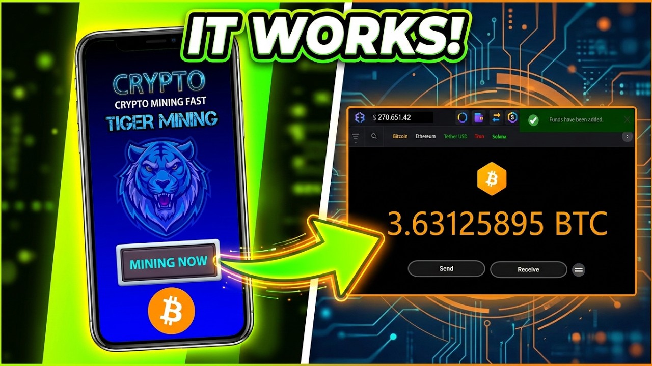 New Bitcoin Mining App: Withdraw 3.6 BTC Instantly! 🚀