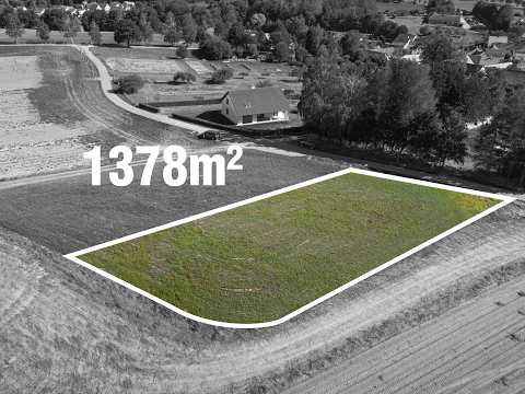 Prodej stavebního pozemku 1378 m2, Popelín