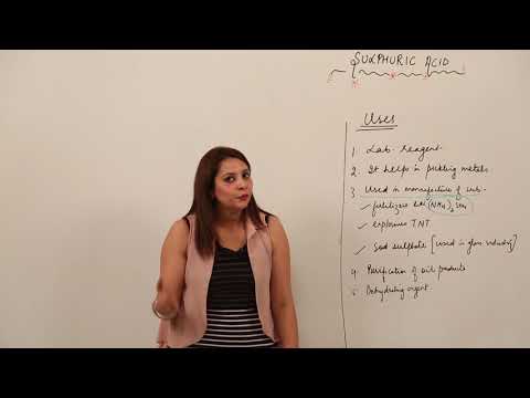 ICSE CHEMISTRY 12 - PREPARATION AND MANUFACTURING OF COMPOUND -Sulphuric Acid -5 uses sulphuric acid