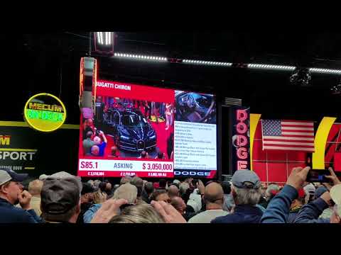 Bugatti Chiron - Mecum Auction 2018 3.5 Million!