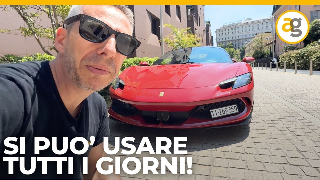  FERRARI 296 GTS ibrida nell'USO QUOTIDIANO. Si può fare?!?!