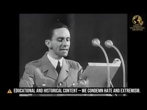 1937: Goebbels & Hess Speeches on “Jews and Bolshevism” | Echo der Heimat V | Nazi Propaganda Film