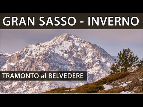 GRAN SASSO: Winter has returned to the mountains, and I photograph the sunset. K&F Concept filter...