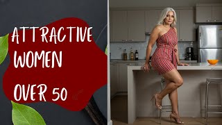 Download the video "Attractive women over 50(The wrap dress with confidence, grace, and ease."