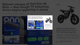 Walmart’s New Onn 4K Stick Just Dropped! Here Are The Specs #onn #cordcutting #cordcutting