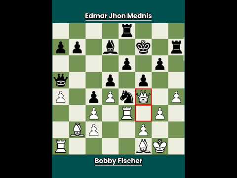 Bobby Fischer vs Edmar Jhon Mednis ◉ USA Championship 1962 | Rare Loss for Fischer