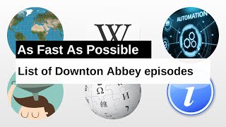 List of Downton Abbey episodes As Fast As Possible