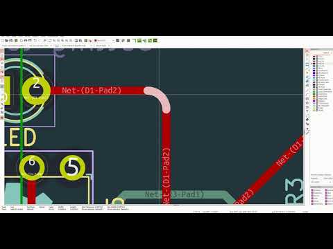 KiCad v5.99: Arc/Curved Track Dragging