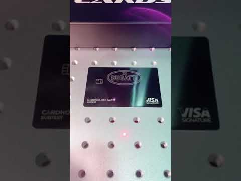 Got drip? Bugatti Bank Card Sample