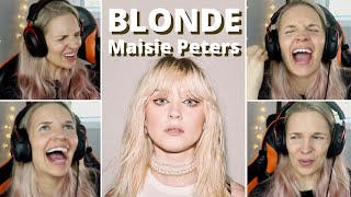 Listening to Maisie Peters for the first time: BLONDE REACTION & Commentary