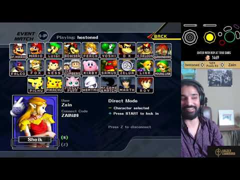 S@X 386 - hestoned (Falco) vs Zain (Sheik, Zelda) - Pool 5 WR3