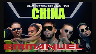 Kadr z teledysku China tekst piosenki Anuel AA, Daddy Yankee & Karol G