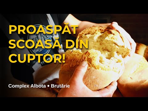 Proaspăt scoasă din cuptor! Pâinea pe vatră de la  Complex Albota