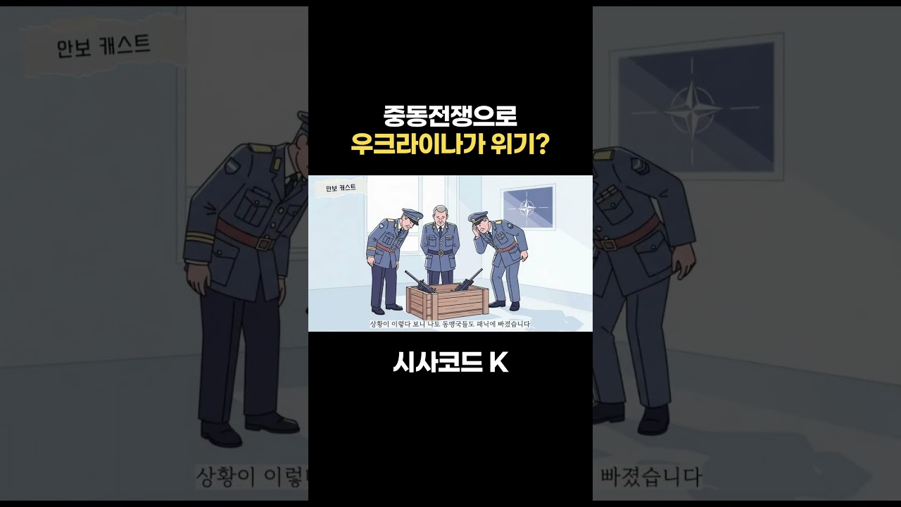 중동전쟁으로 우크라이나가 위기?