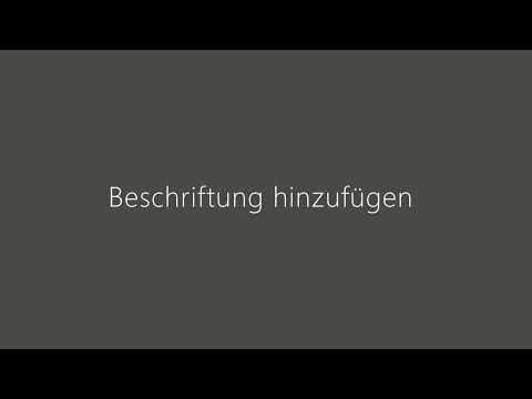 [ Deutsch ] ABF - 07 Beschriftung hinzufügen