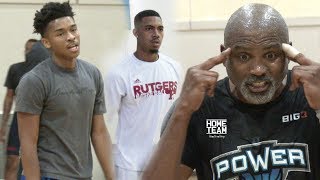 Jaylen Hands &amp; Corey Sanders LEARN From NBA Vet! Rico Hines UCLA Run