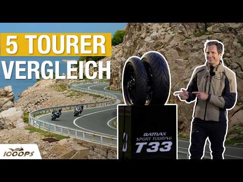 5 Reisemotorräder im Vergleich - Bridgestone T33 im Praxistest