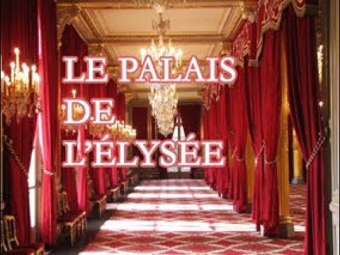 Paris - Palais de l'Élysée - la résidence officielle du président de la République.