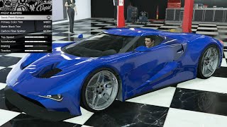 GTA 5 - Past DLC Vehicle Customization - Vapid FMJ (Ford GT)