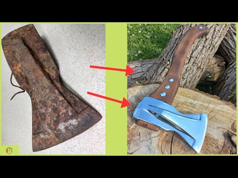amazing old axe restoration