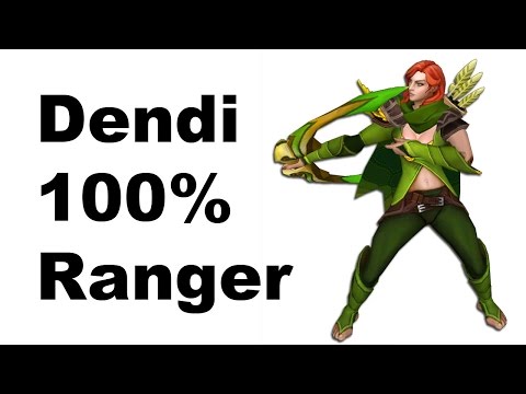Dendi 100% Shackle Windrunner vs Top 1 MMR EU Dota 2