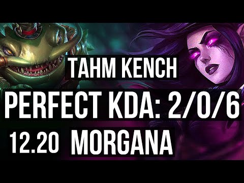 TAHM KENCH & Aphelios vs MORGANA & Caitlyn (SUP) | 2/0/6 | KR Master | 12.20