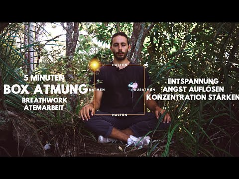 Box Atmung zum Entspannen I 5 min geführte Atemmeditation I Entspannung, Stressabbau, Angst auflösen